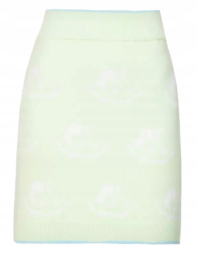 Fiorucci Intarsia Angels Knit Mini Sukňa r.XL
