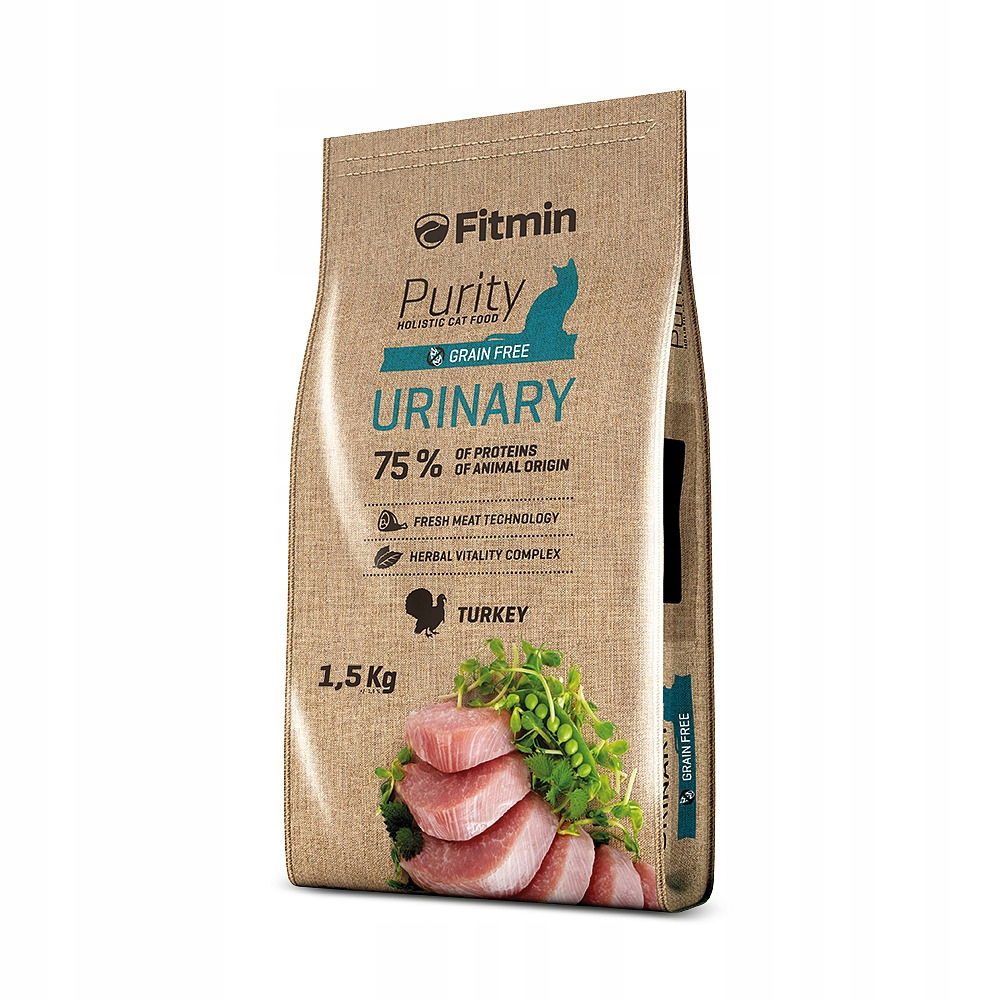 Fitmin krmivo pre mačky cat Purity Urinary 1,5 kg
