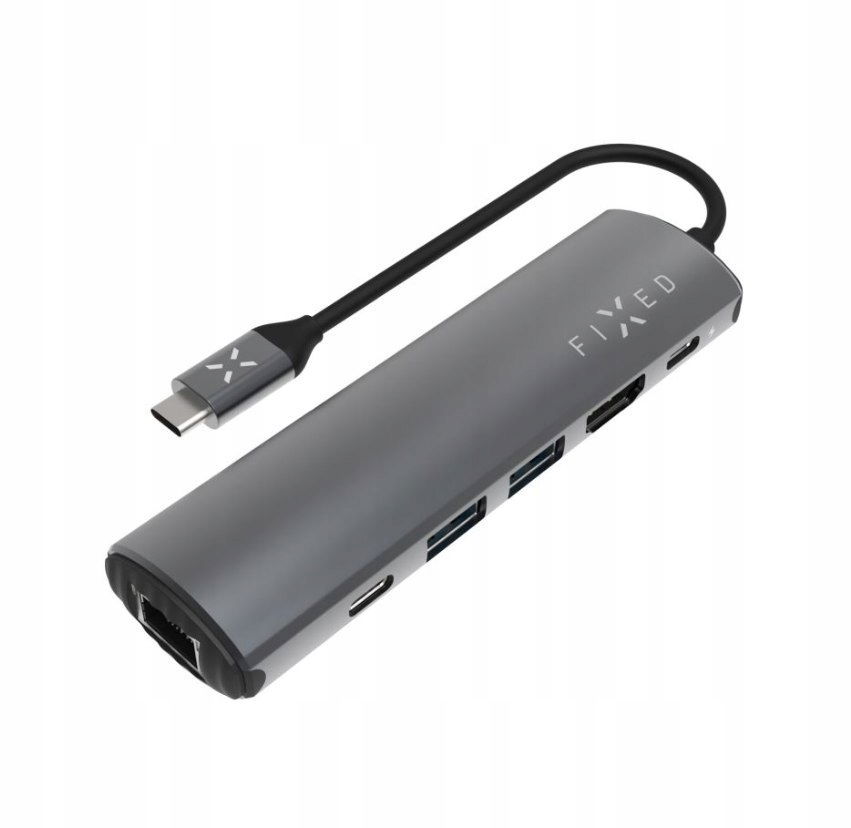 Fixed 6-portový Usb-c Hub Pro pre notebooky a tablety
