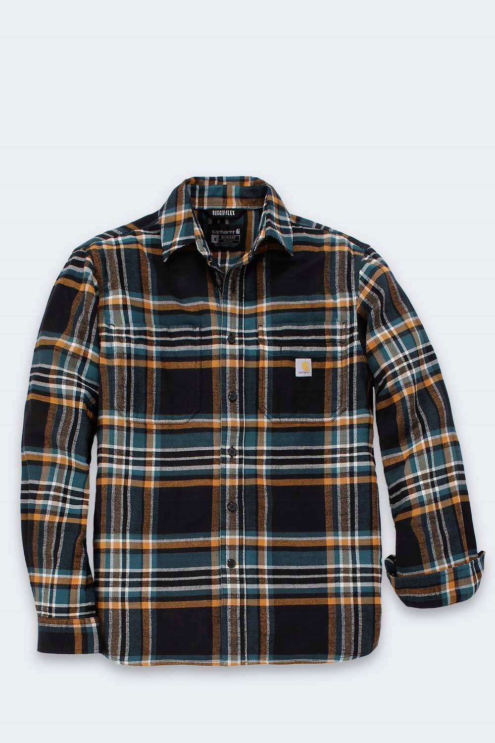 Flanelová košeľa Carhartt Midweight Pleid Black