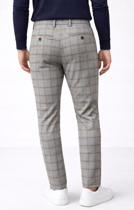 Floren Priliehavé elegantné šedé nohavice McGregor Look 32/30