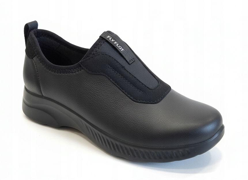 Fly Flot Dámske Poltopánky Stretch 49 036 28 Čierne veľ. 41