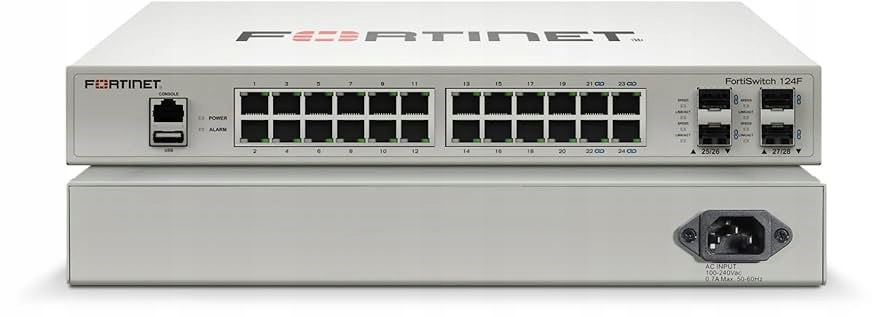 FortiSwitch 124F s ročným FortiCare implementačná služba v cene