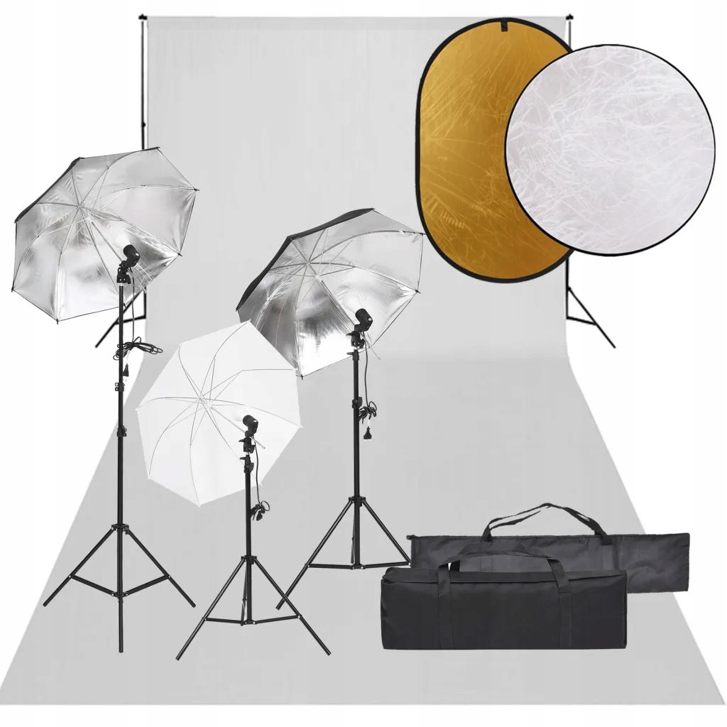 Fotografický set 5v1 230 cm 5500K biely