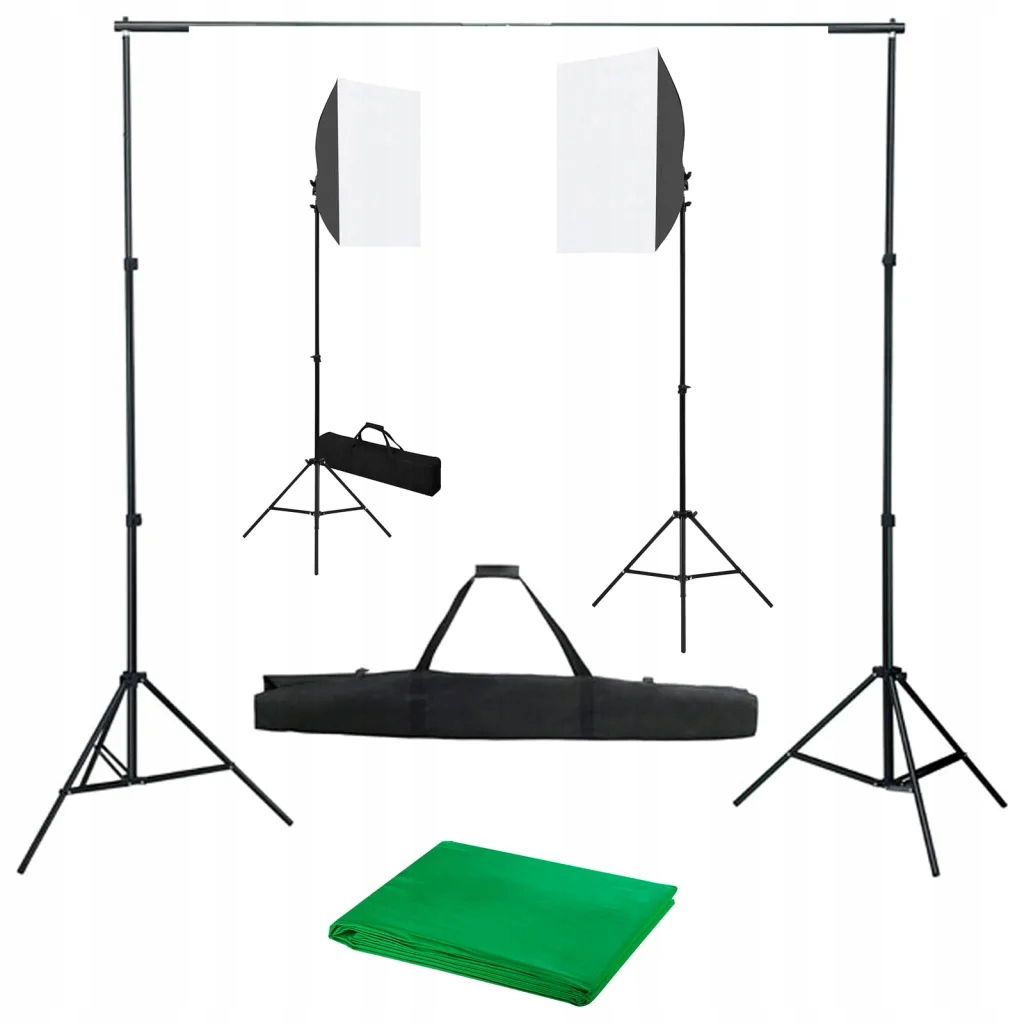 Fotografický štúdiový set s lampami softbox a