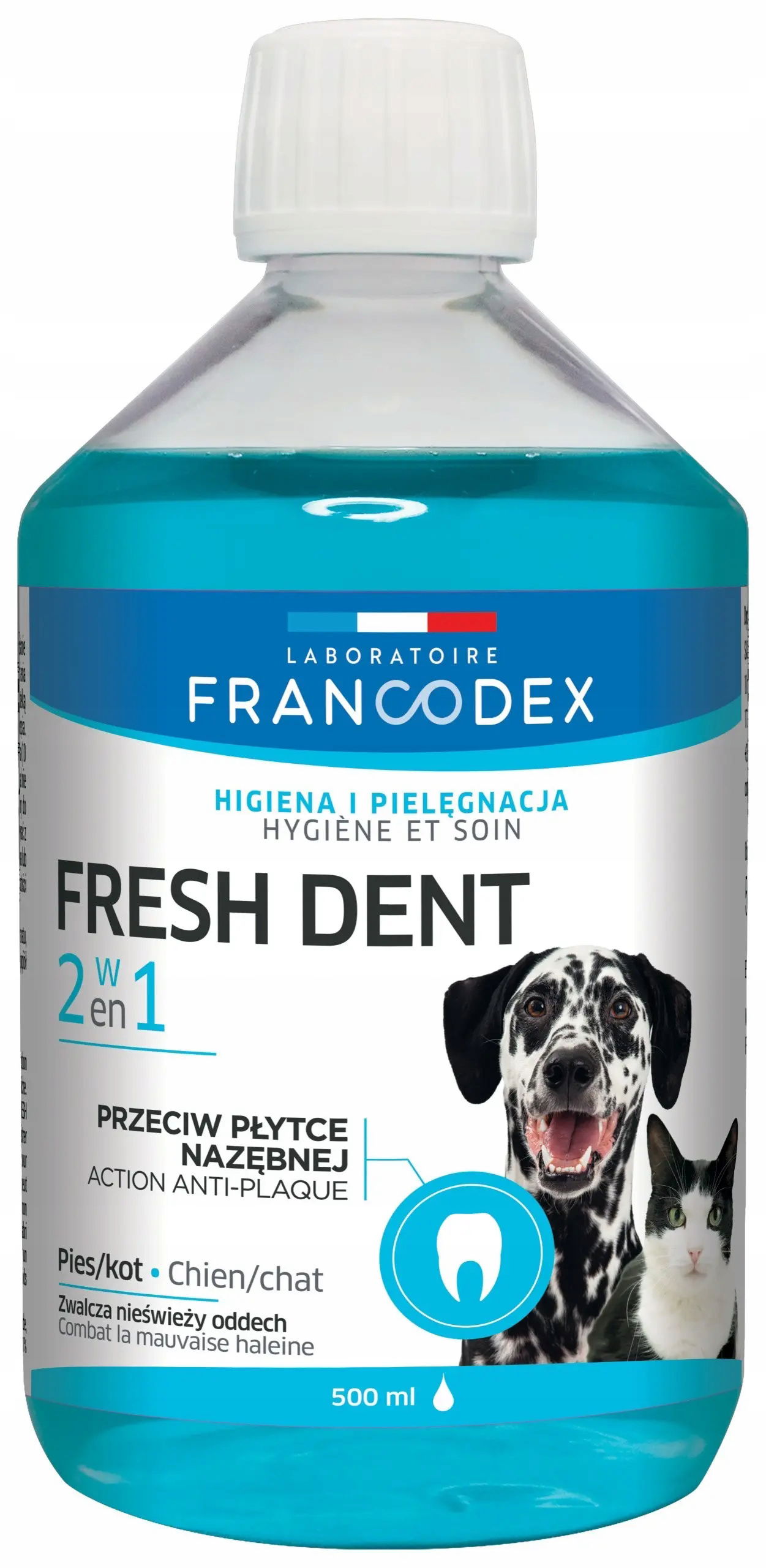 Francodex Fresh dent tekutina na ústnu hygienu 500 ml