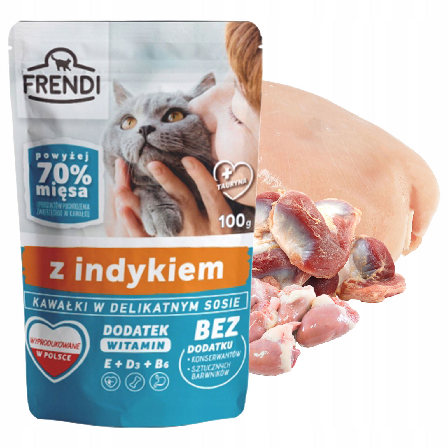 Frendi Mokré krmivo pre mačky Morka 100 g