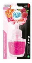 Fresh & More, Náplň do osviežovača, Malinovo-ružové kvety, 19 ml