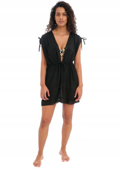 Freya Swim Sunscape plážová tunika čierna veľ L