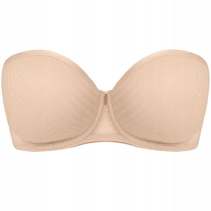 Freya Tailored béžová podprsenka bez ramienok 65E 30DD