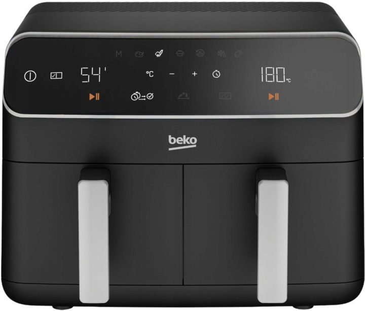 Fritéza Beko FRL5388B 2400W 4,25L 7 programov Časovač 2 komory LCD