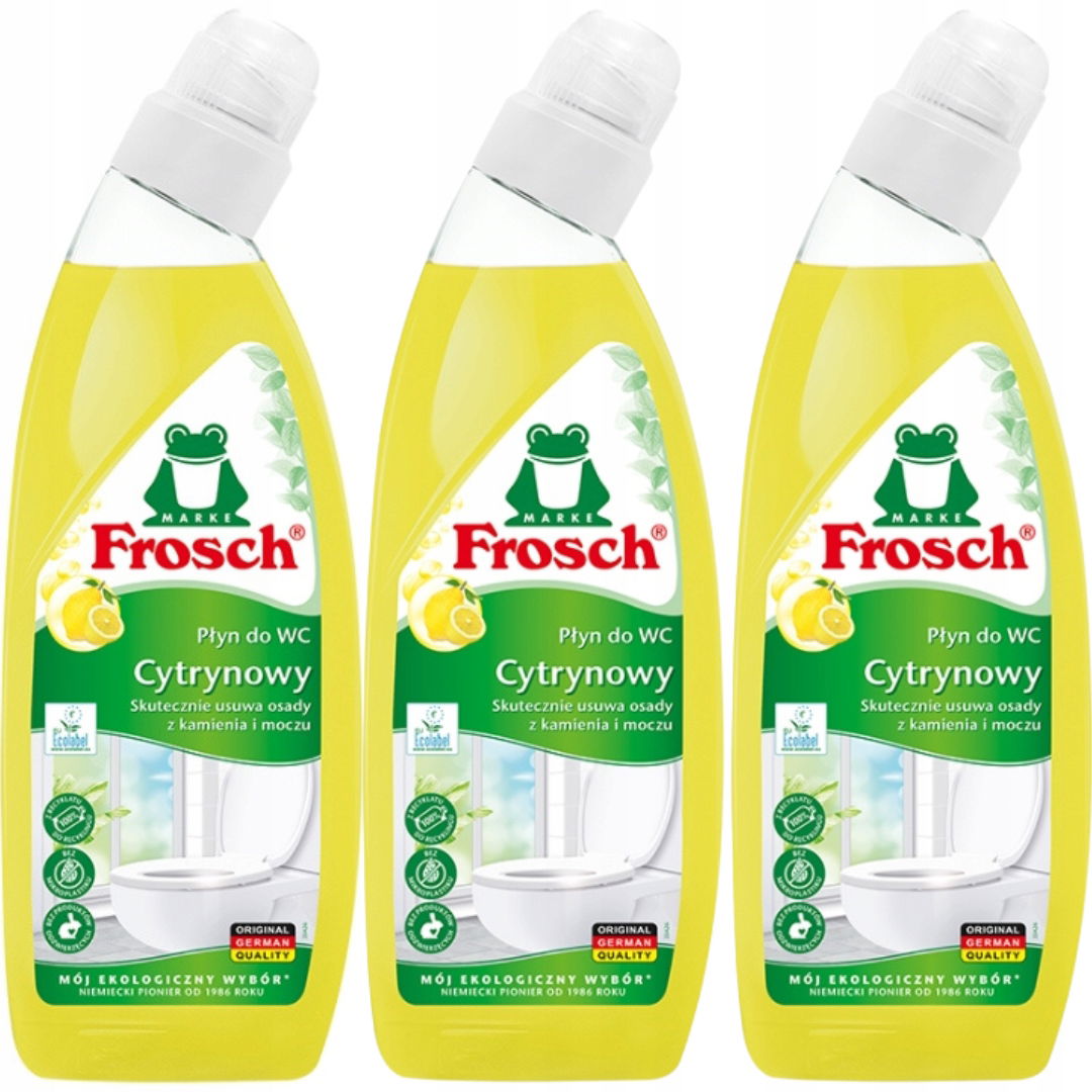 Frosch Eko Citrónový ekologický Wc prostriedok 750 ml x3