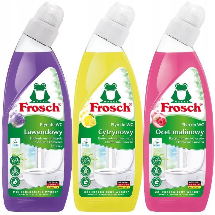 Frosch Ekologický čistiaci prostriedok na Wc MIX 3x750