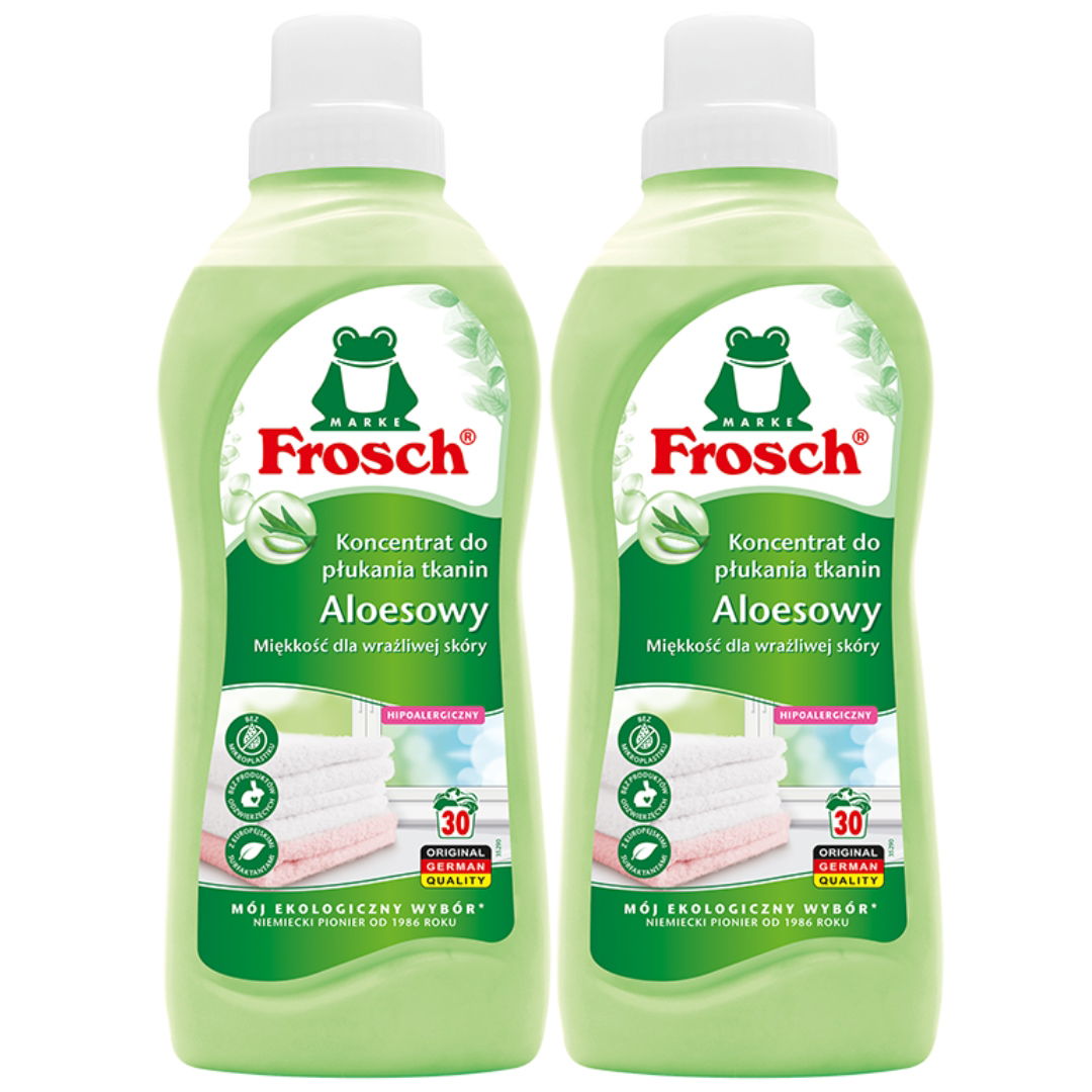 Frosch Koncentrát na oplachovanie textílií Aloe vera 2x750 ml
