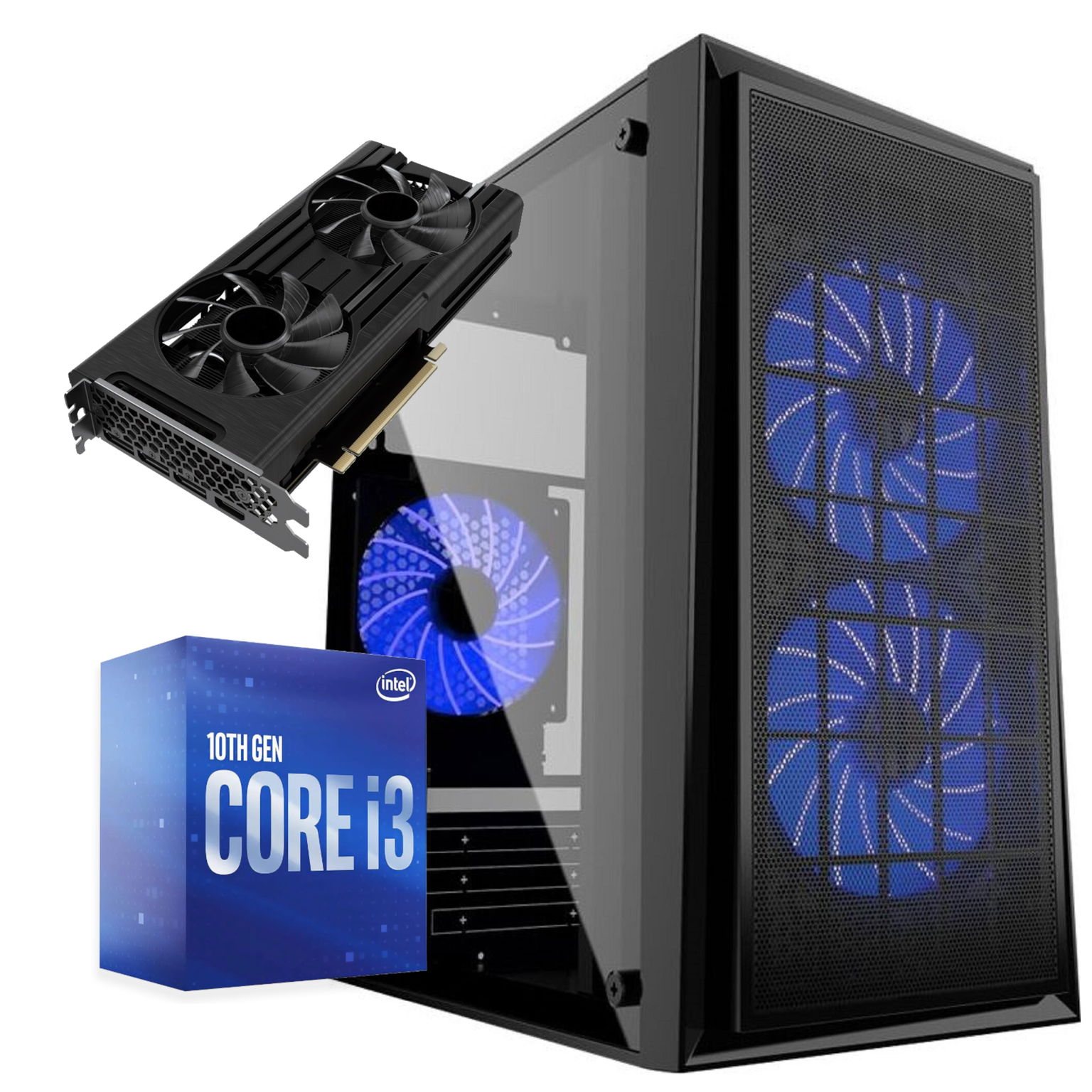 Gamingový Počítač i3 Rtx 3050 8GB 120SSD Wifi
