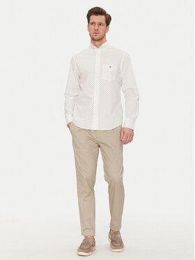 gant Pánska košeľa GANT-3250056 113 Eggshell Biela