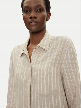 gap Dámska košeľa GAP-885287-13 Khaki Stripe Béžová