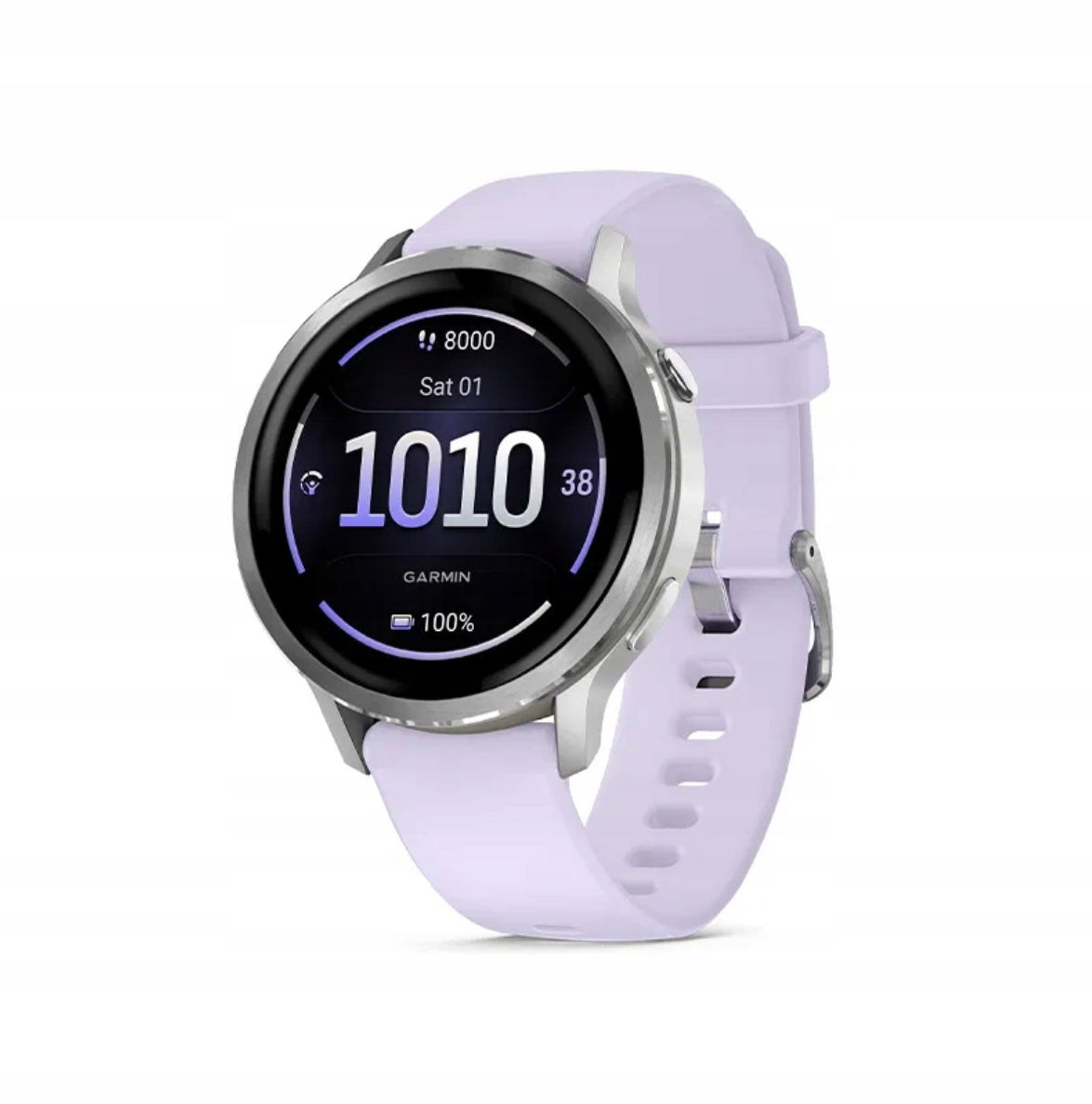 Garmin Venu 4 41 mm fialový so silikónovým pásikom