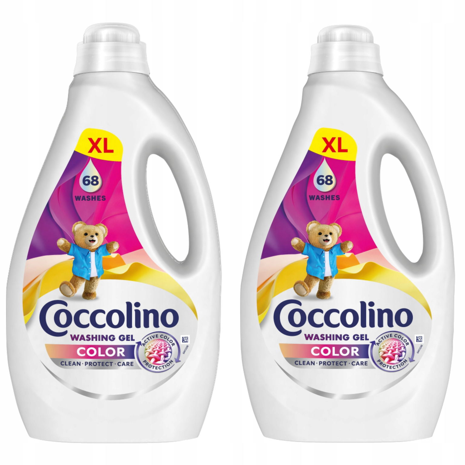Gél Na Pranie Kvapalina Na Pranie Tkanín Coccolino Care 128 Praní Farba 2x2,72L