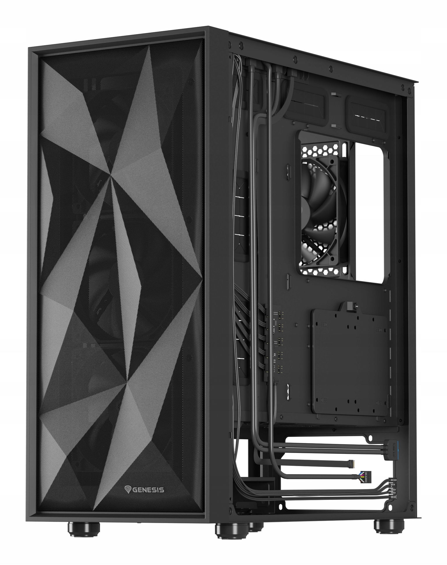 Genesis Diaxid 605F Midi Tower čierny