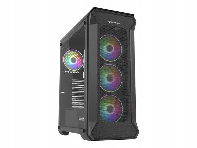 Genesis Puzdro Irid 505 V2 s oknom, Argb, Usb 3.0