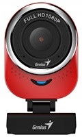 Genius webkamera QCam 6000/ Červená/ Full Hd 1080P/ USB2.0/ mikrofón