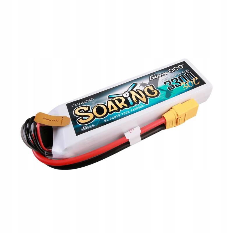 Gens Ace Akumulátor G-tech Soaring 3300MAH 14.8V 30C 4S1P Lipo Pre Modely Rc
