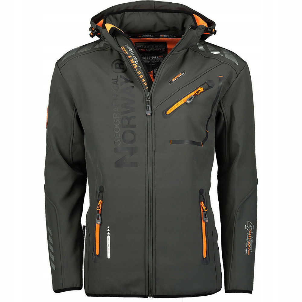 Geographical Norway bunda pánska Royaute Men softshell M tmavo šedá