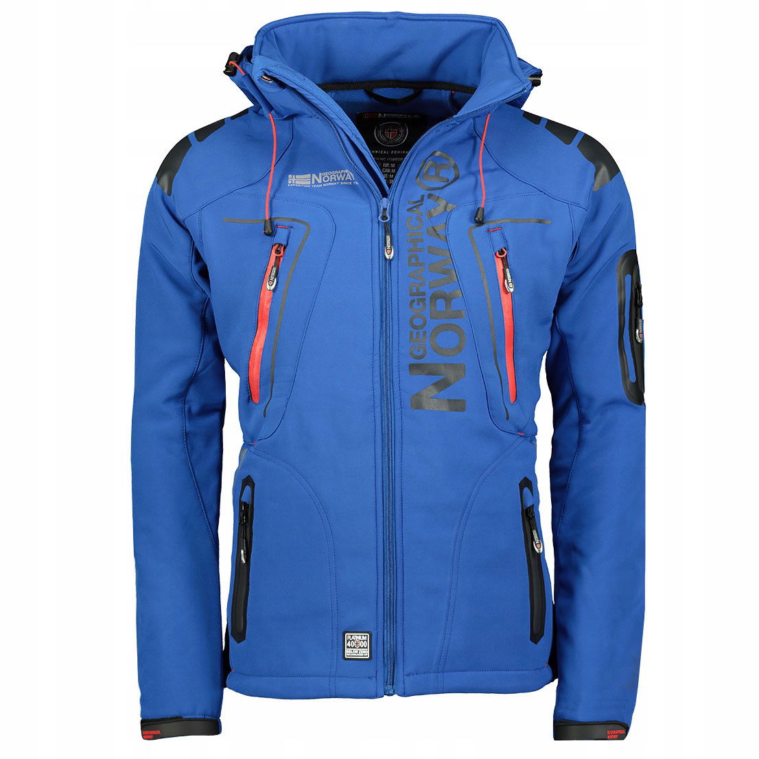 Geographical Norway bunda pánska Techno softshell XL modrá