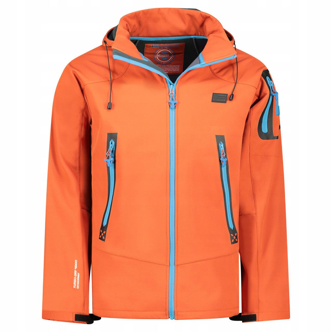 Geographical Norway bunda pánska Tezip Men softshell S oranžová