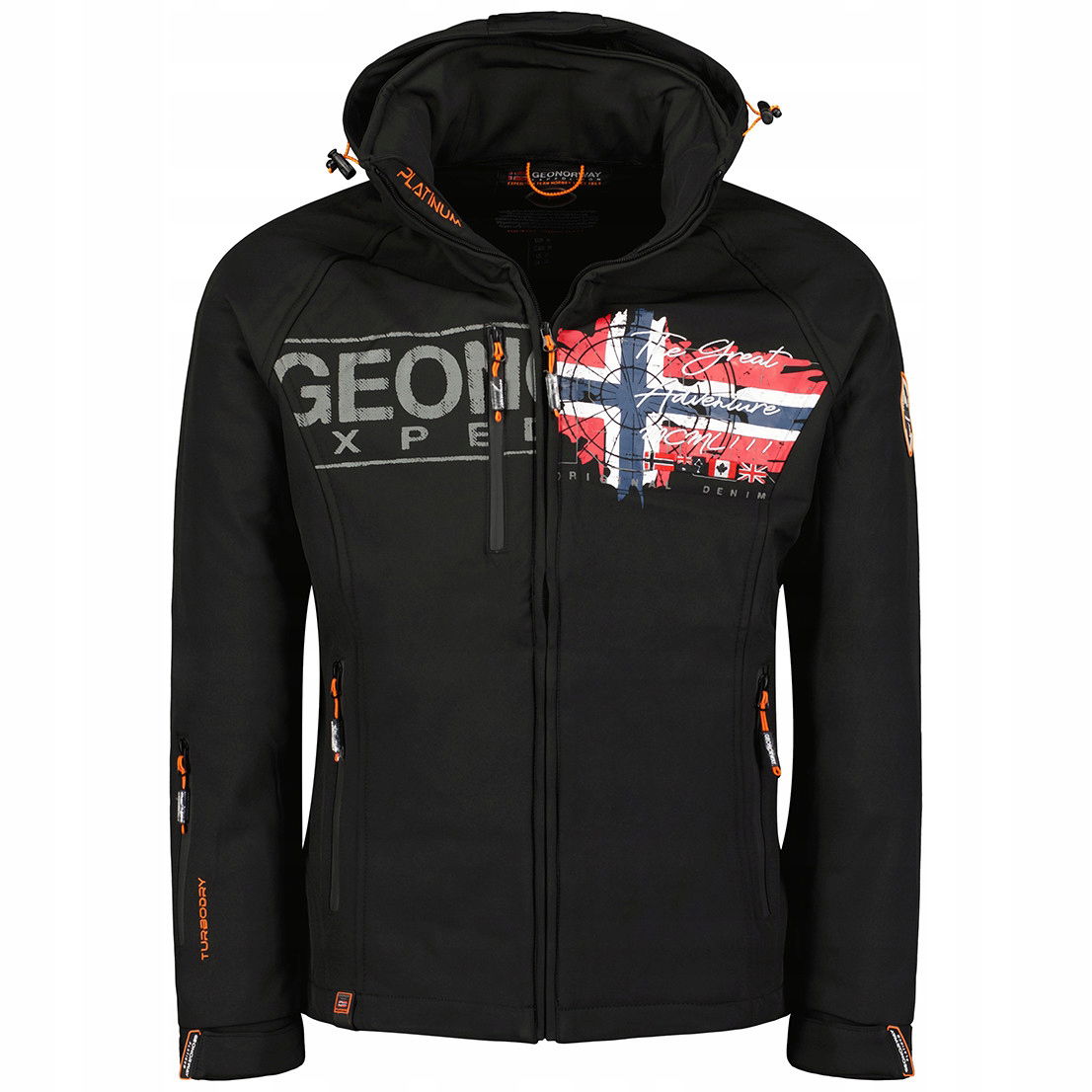 Geographical Norway bunda pánska Trusty Men softshell L čierna