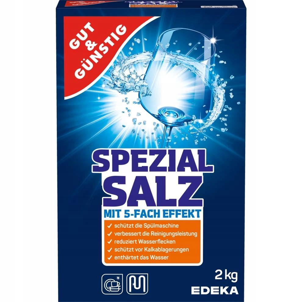 Gg Nemecká soľ do umývačky riadu Hrubozrnná až 2 kg