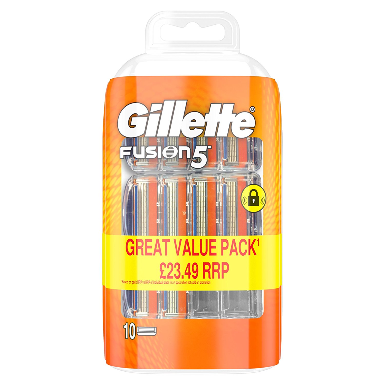 Gillette Fusion 5 nože náplne 10-pack import Uk