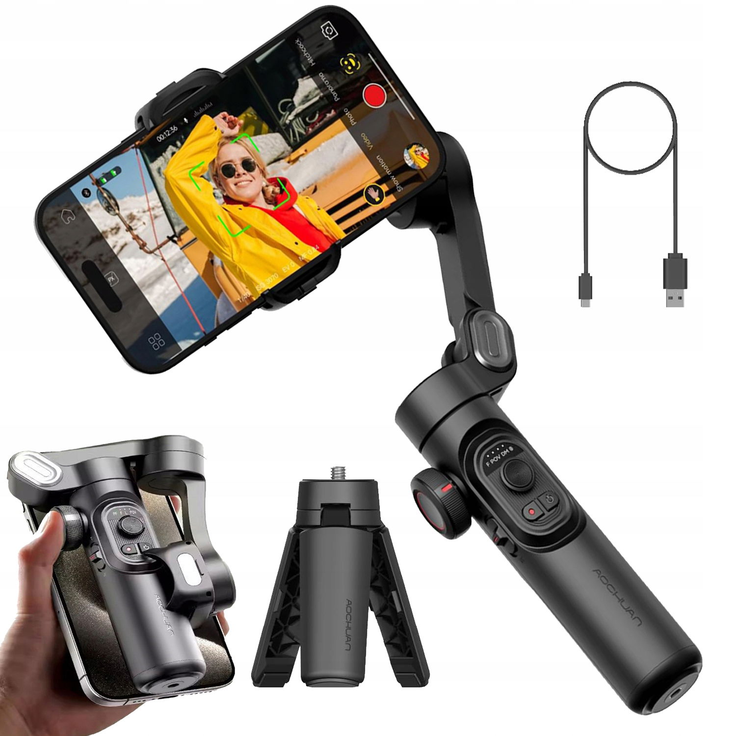 Gimbal Xe pre 3-osový telefón, ľahký a pohodlný v ruke