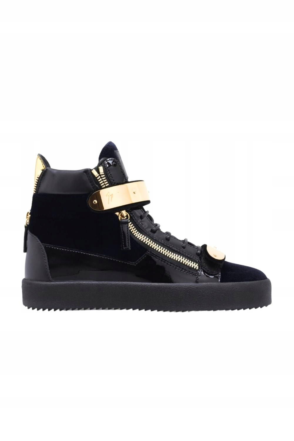 Giuseppe Zanotti Tmavomodré vysoké tenisky 42,5