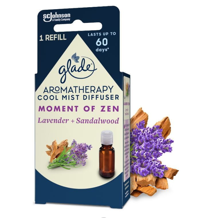 Glade Aromatherapy Moment of Zens Náhradná náplň do elektrického difuzéra 17,4 ml