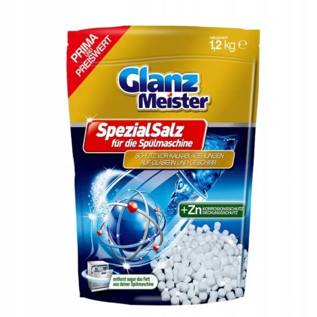 Glanz Meister Komprimovaná soľ do umývačky riadu 1,2 kg