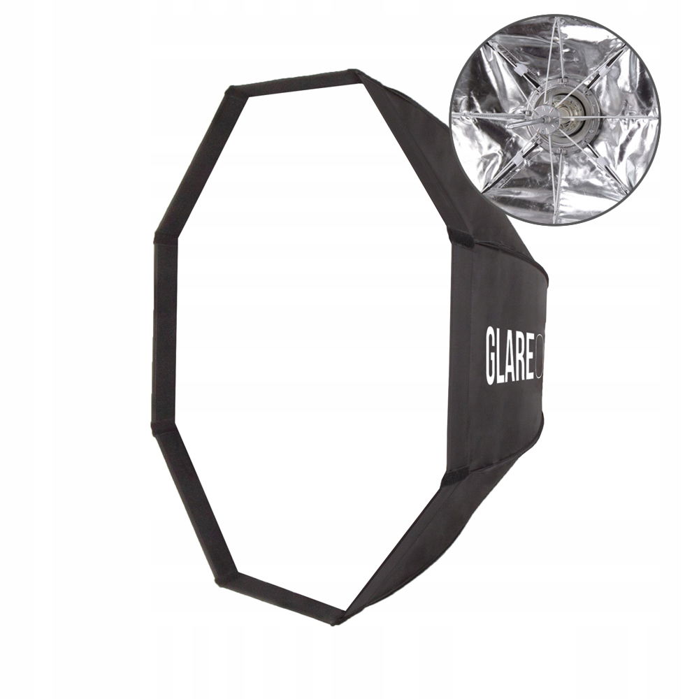 GlareOne Softbox Easy Fold Octa 80 cm, rýchla montáž