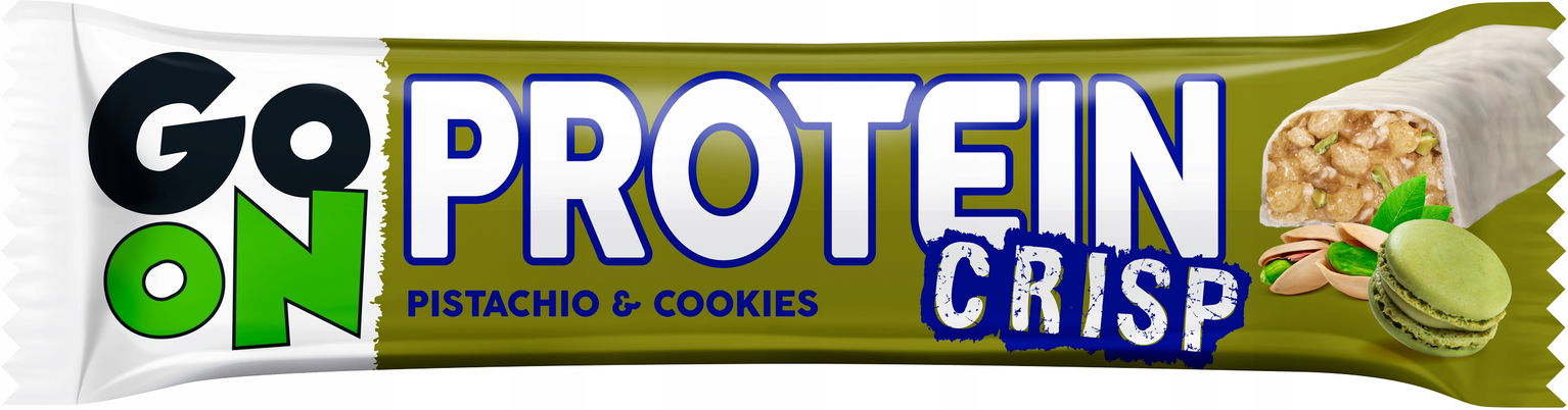 Go On Proteínová tyčinka Crisp Pistácia 45 g Sante
