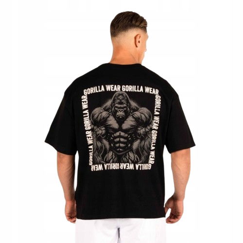 Gorilla Wear Tričko Oversized Philip Black Čierna veľ. L