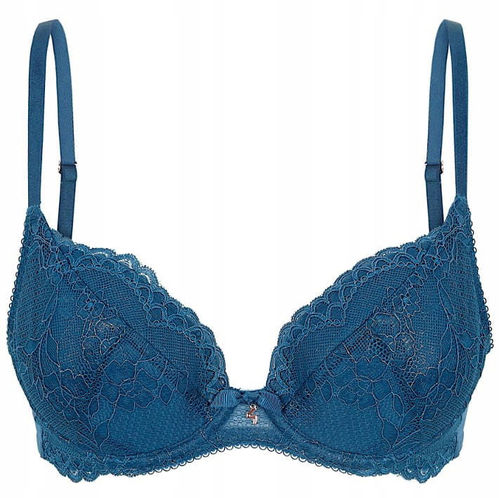 Gossard Superboost Lace 7711 tmavomodrozelená (deep teal) 65F (30E)