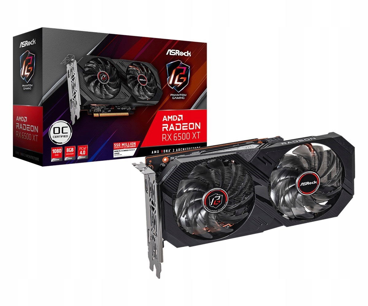 Grafická karta Asrock RX6500XT Pg 8GO