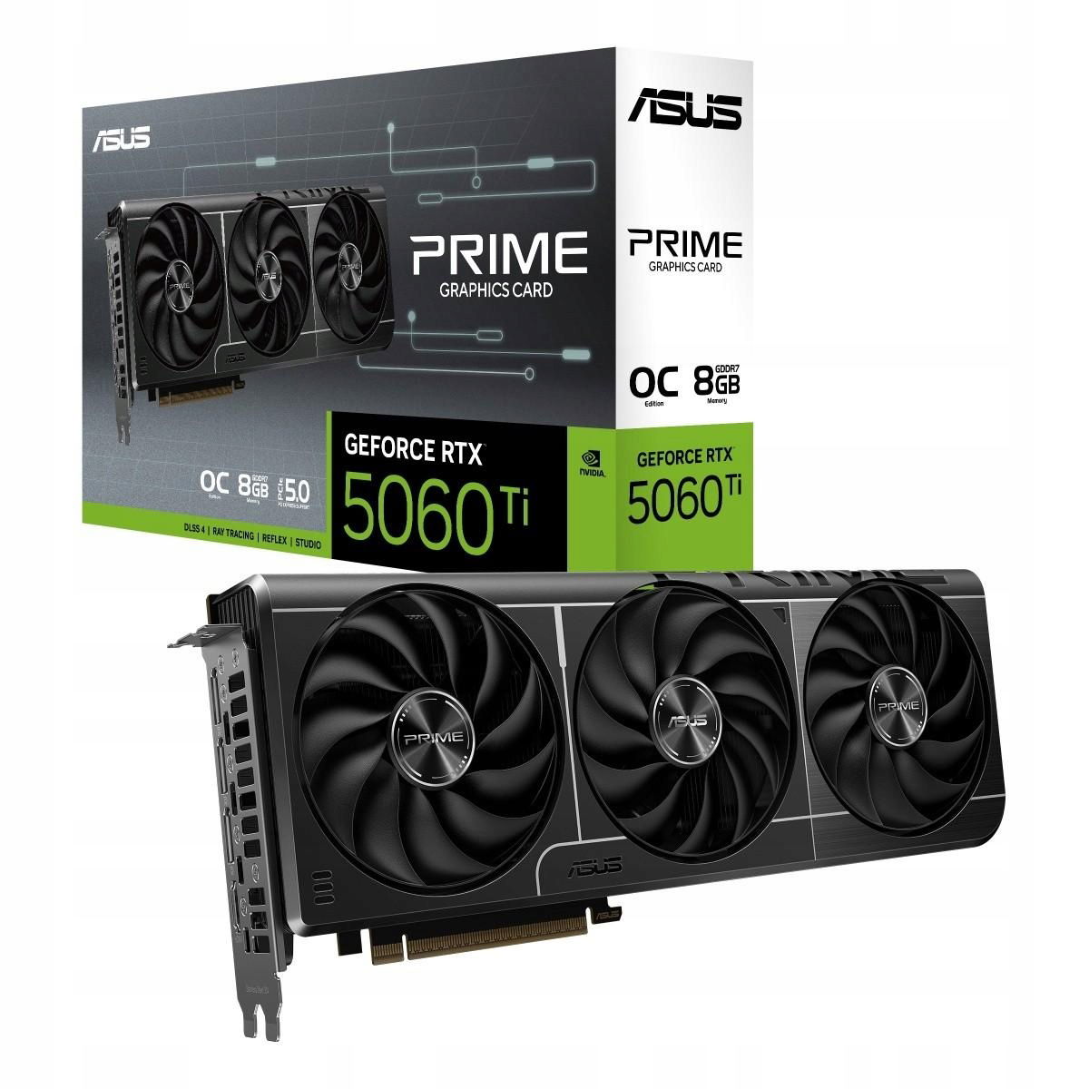 Grafická karta Asus Prime Rtx 5060 Ti 8GB Oc