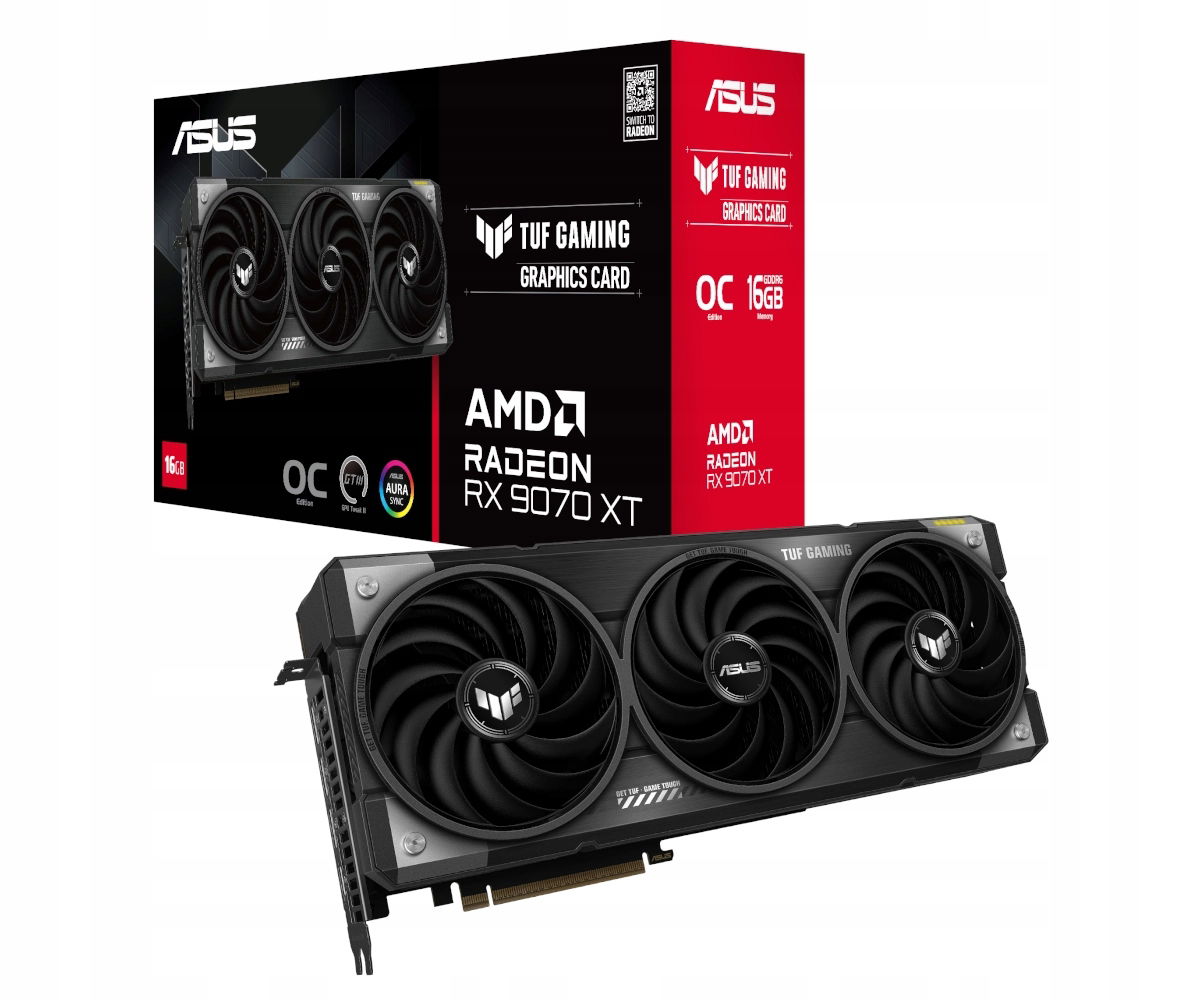 Grafická karta Asus RX9070XT O16G 16 Gb