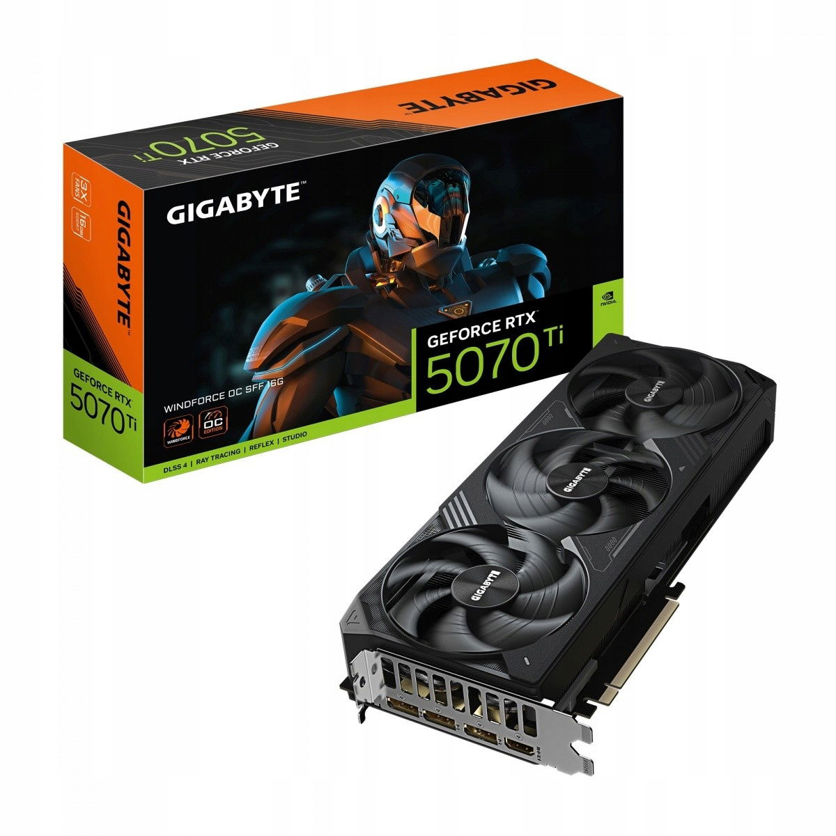 Grafická karta GeForce Rtx 5070 Ti Windforce Oc Sff 16G 256BIT GDDR7