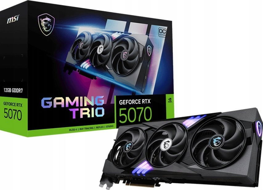 Grafická karta Msi Rtx 5070 12G Gaming Trio Oc