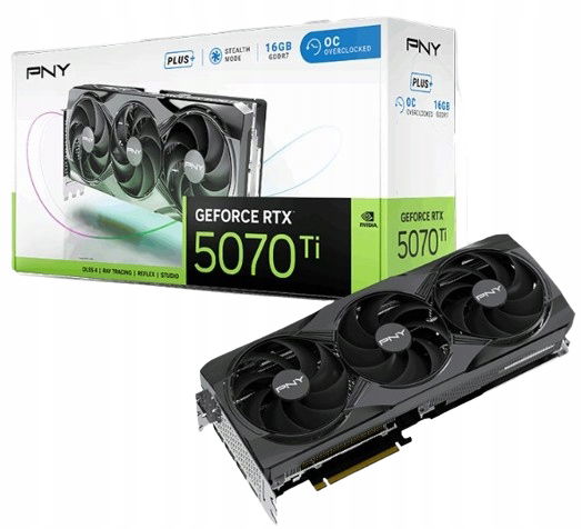 Grafická karta Pny Geforce RTX5070 Ti+ 16 Gb