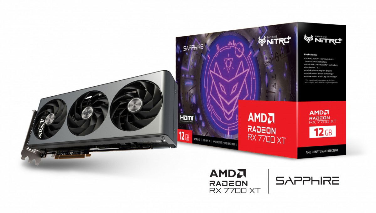 Grafická karta Radeon Rx 7700 Xt Nitro+gaming Oc