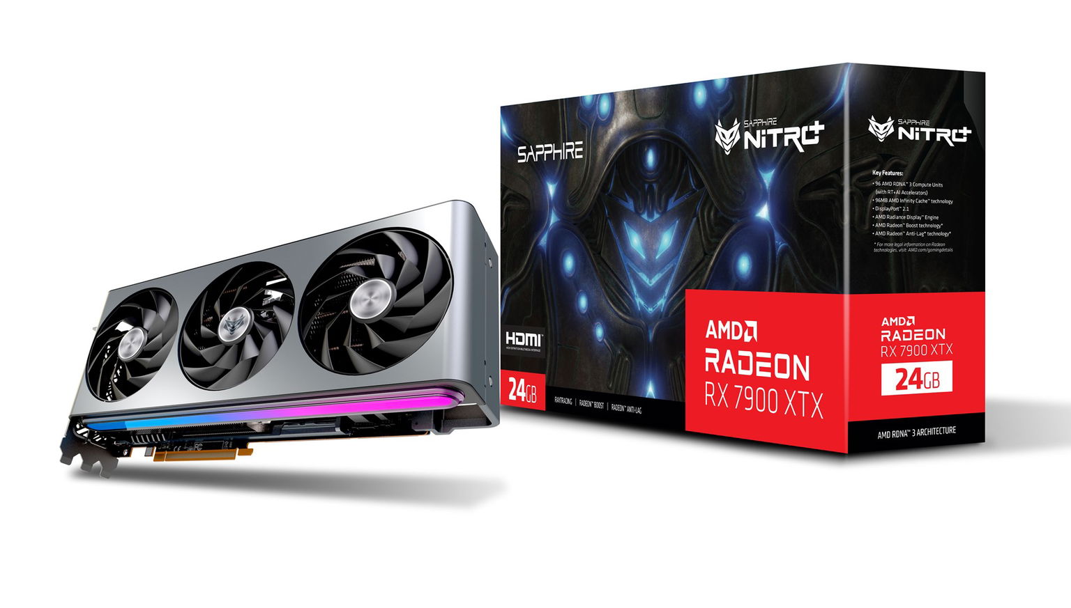 Grafická karta Sapphire Rx 7900 Xtx 24 Gb