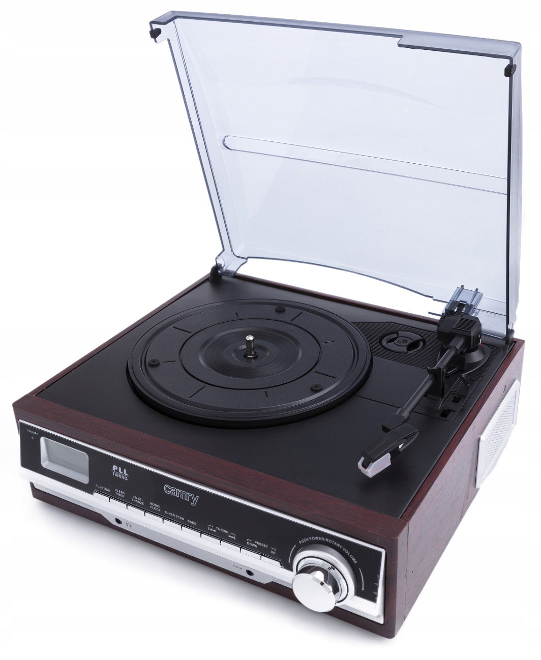 Gramofon Adapter Vinylových Dosiek Rádio Budík LCD Bluetooth Camry Cr 1168